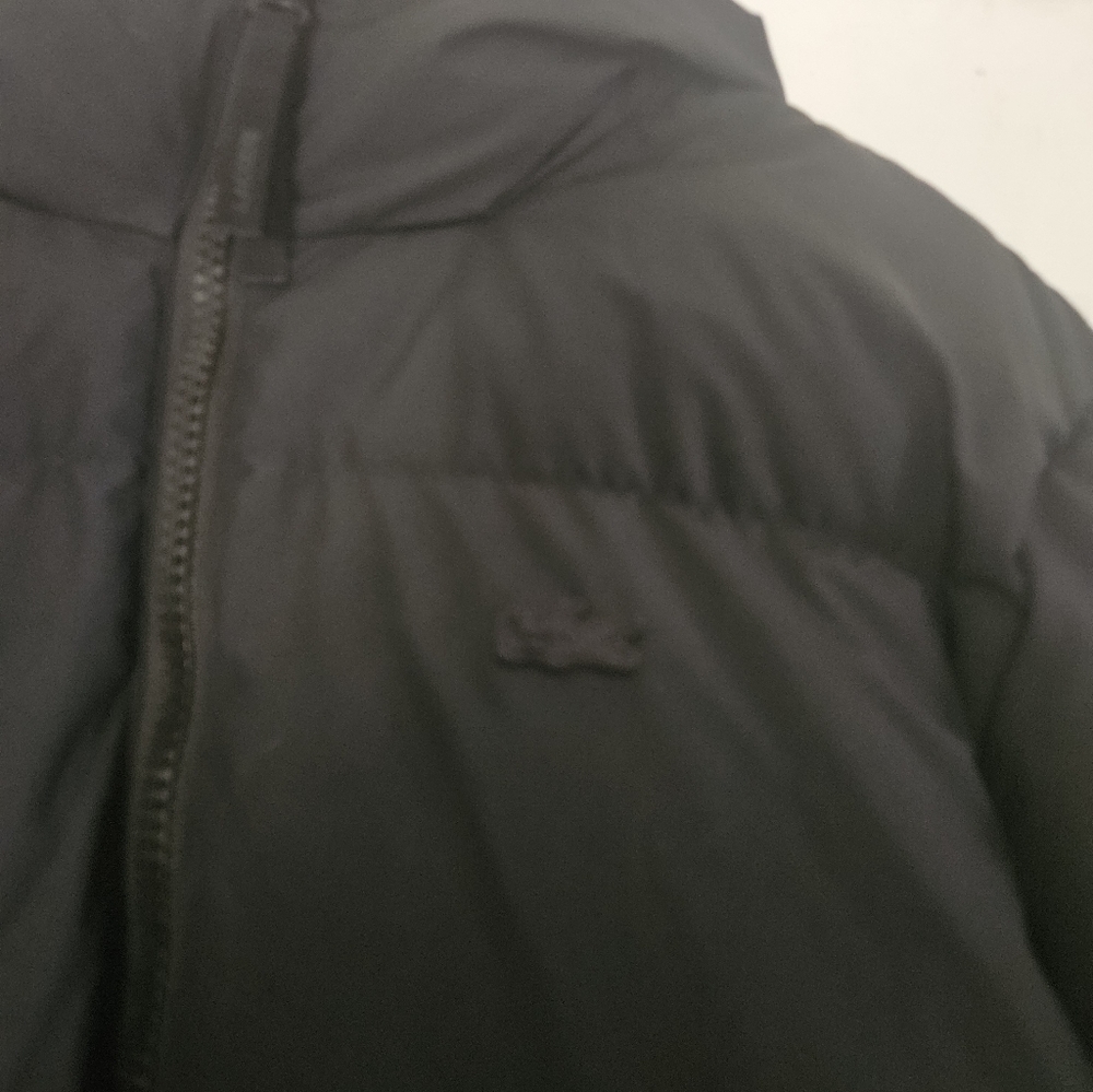 Lacoste Black Down Winter Hooded Puffer Jacket - Picture 6 of 12